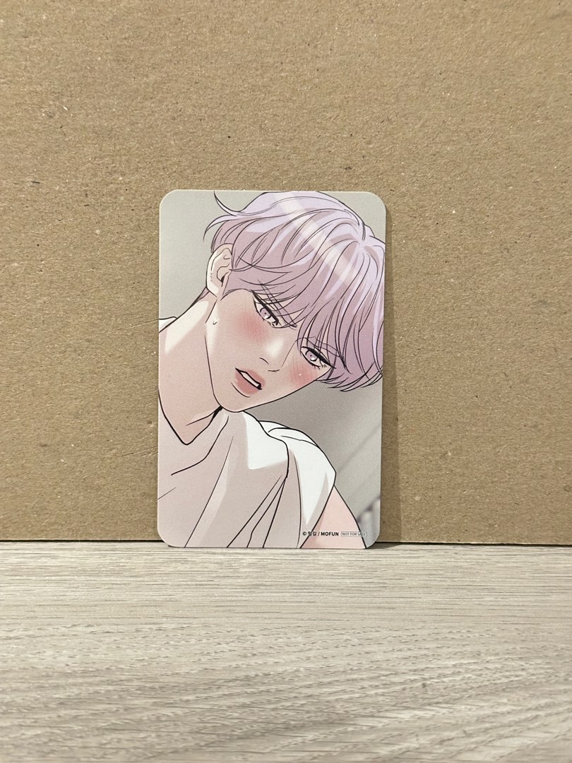 [Lezhin] Pearl Boy Mofun Photocard Rare PC BL Korean Manhwa, Hobbies ...