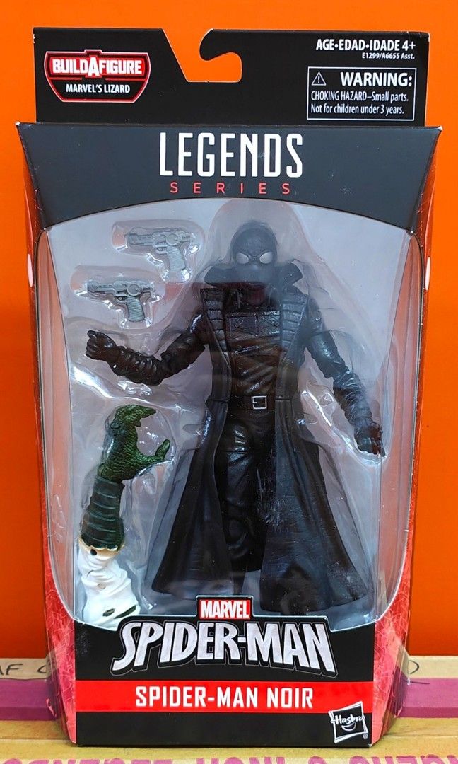 Marvel Legends Spider-Man Noir (Lizard Wave), Hobbies Toys, Toys