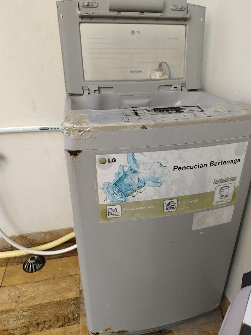 Mesin Cuci LG Turbo Drum, Elektronik, Lainnya di Carousell