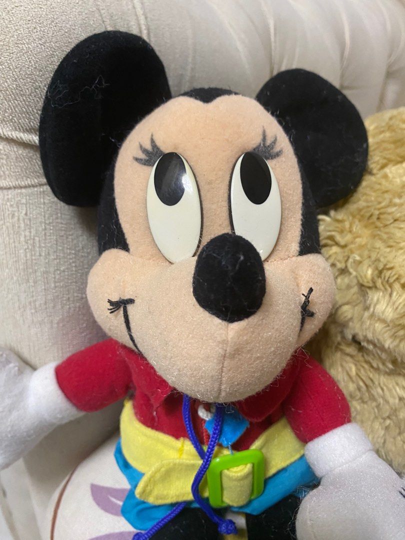 Mickey mouse stuff toy (Category: Plushies & Soft Toys) located in Bacoor. Submitted by cleanupthecloset (Listing ID 1298053408, Image 2). Description: Stuff toy mickey mouse Stocked but still in good condition Bought in hk 35cm.