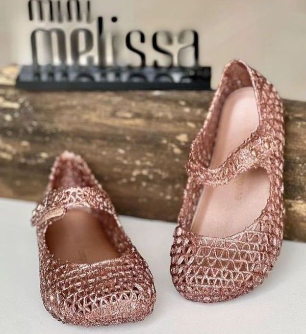 MINI MELISSA CAMPANA ROSE GOLD Empuk lentur bgt yaa