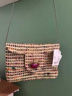 Multi-colored 2-way clutch sling (New with tag)