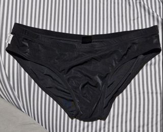 N2N lowrise black bikini underwear semi see thru