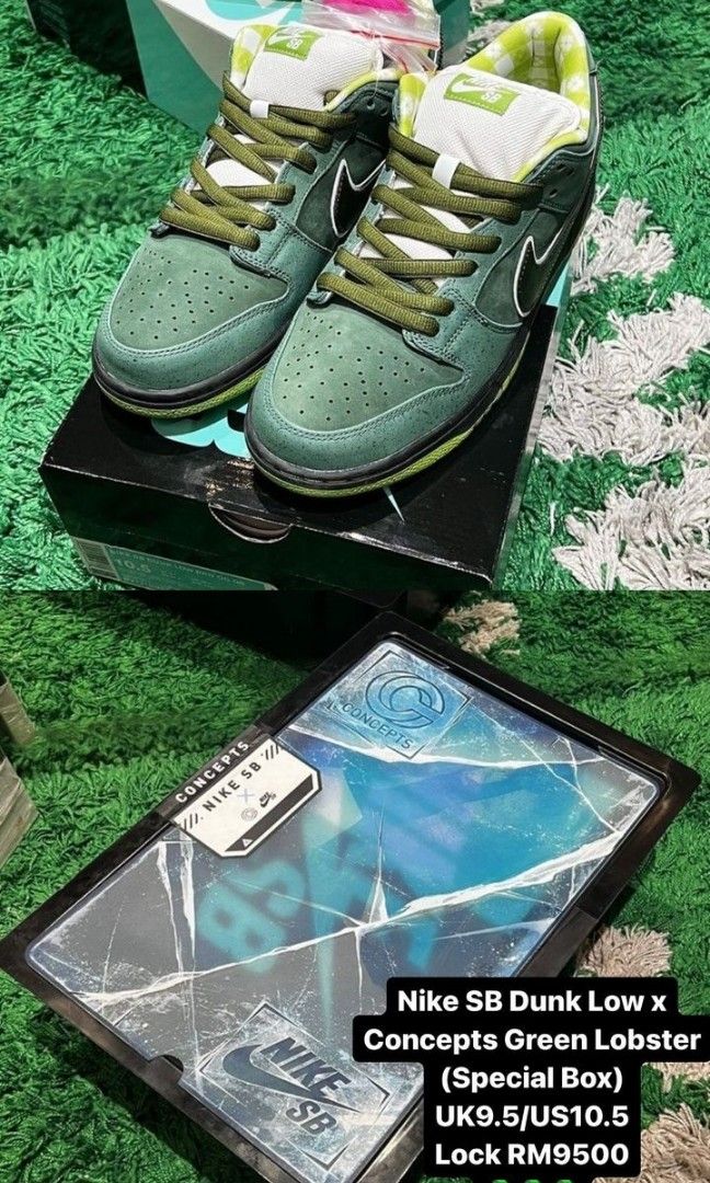Nike SB Dunk Low Concepts x Green Lobster special box