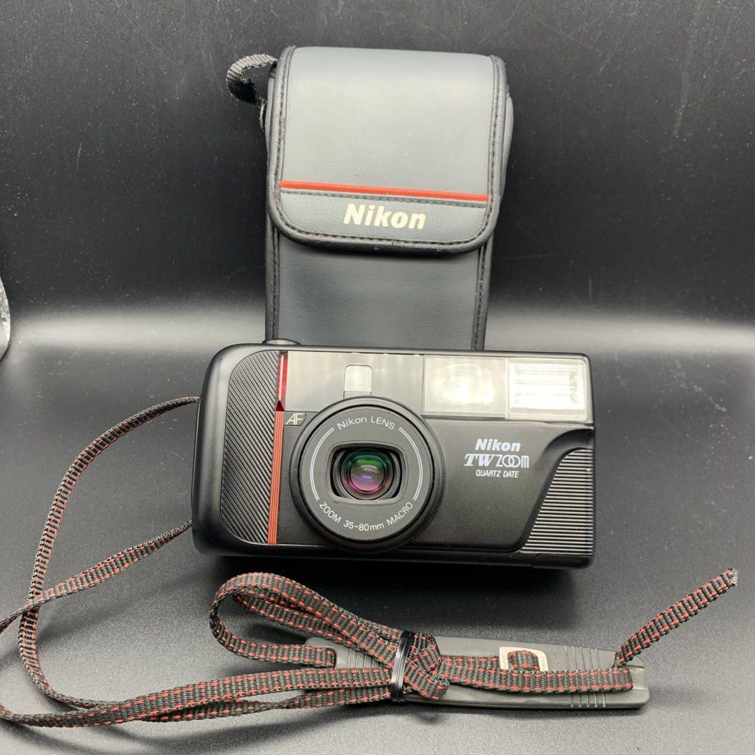 Nikon TW Zoom Film Camera (Category: Cameras) located in Quezon City. Submitted by thisisxydesu (Listing ID 1297962501, Image 1). Description: Nikon TW Zoom Film Camera with bag No issue. Ready to use with battery + bag Payment first via bank transfer or GCash. Meetup within Fairview QC only. (Please note: no return, no exchange once item is sold).