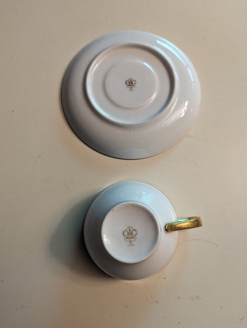 Okura cup and saucer (Category: Coffee & Tea Tableware) located in Midsayap. Submitted by Pandabearstore (Listing ID 1298021710, Image 3). Description: Light signs of use.