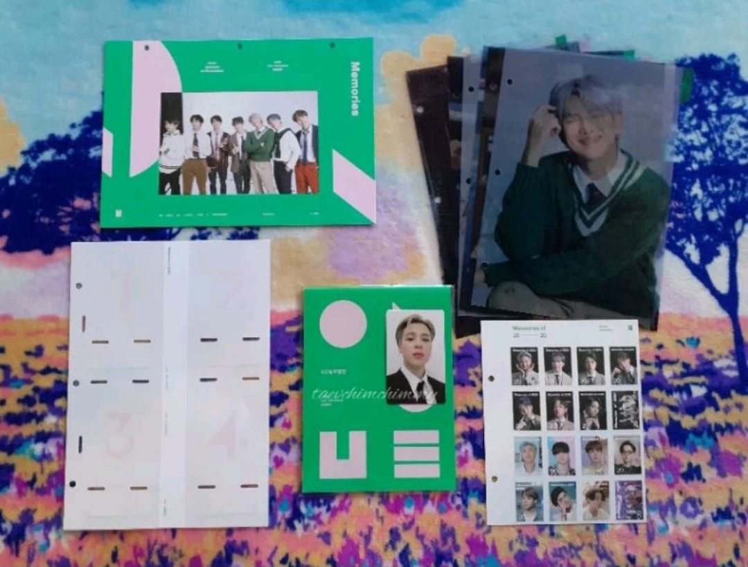 ONHAND] BTS MEMORIES OF 2018 2019 2020 2021 DVD tingi Jimin Jungkook V  Jhope Yoongi Photocards PC