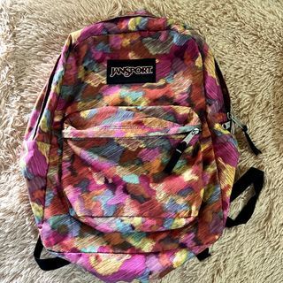 Original Jansport Multiblush Black Label Backpack Bag