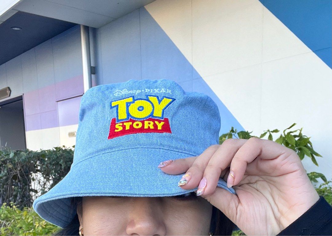 Original Tokyo Disneyland Toy Story Denim Bucket Hat Cap Men s Fashion Watches Accessories Caps Hats on Carousell