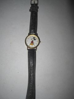 Original Vintage 1980's Lorus Mickey Mouse Quartz  Watch