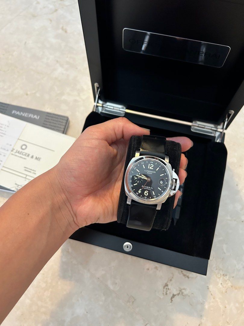PANERAI REF. 6768 LUMINOR GMT AUTOMATIC Panerai Luminor GMT Officine Panerai Firenze 1860 Luminor GMT Luxury Watches on Carousell