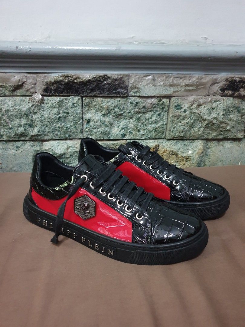 Sneakers Clearance Philipp Plein Red Shoes Philipp Plein Red