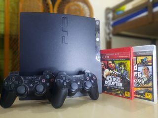 Playstation 3 with GTA V and Red Dead Redemption (game of the year edition)