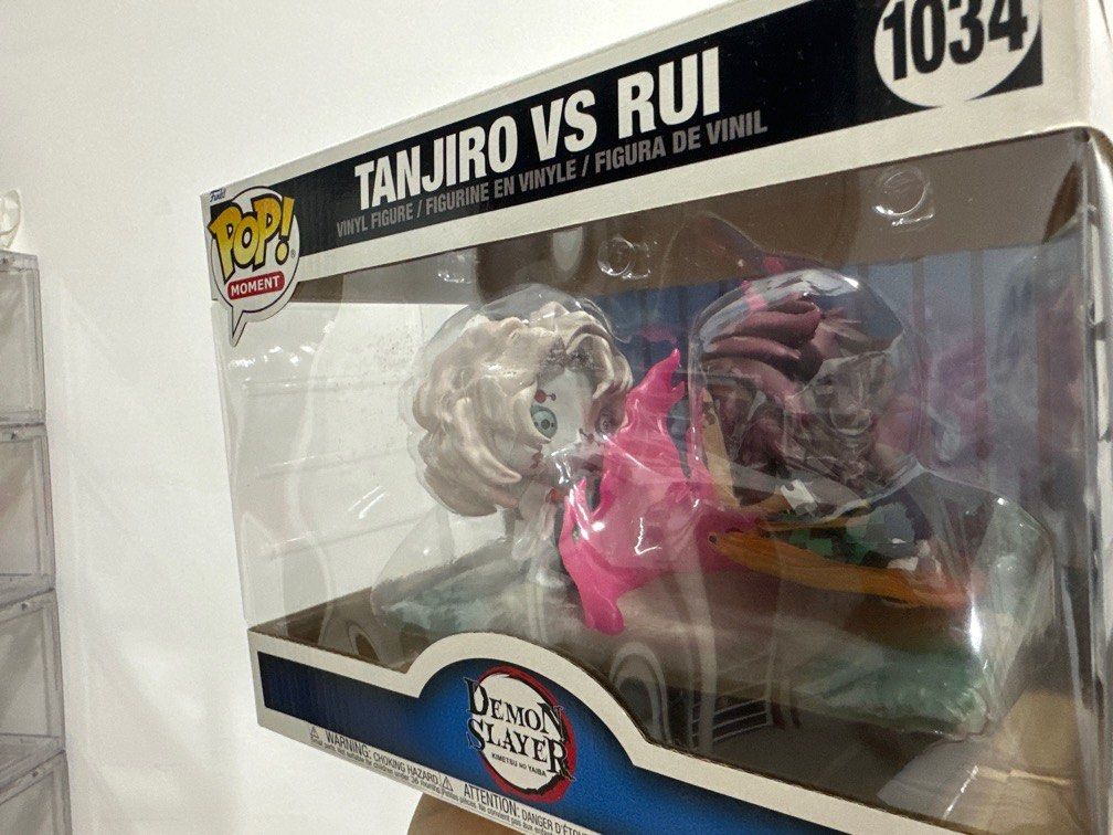 Pop! Funko • Demon Slayer Tanjiro & Rui (Category: Fan Merchandise) located in Kuala Lumpur. Submitted by selinatsyin (Listing ID 1298083688, Image 2). Description: Can nego.