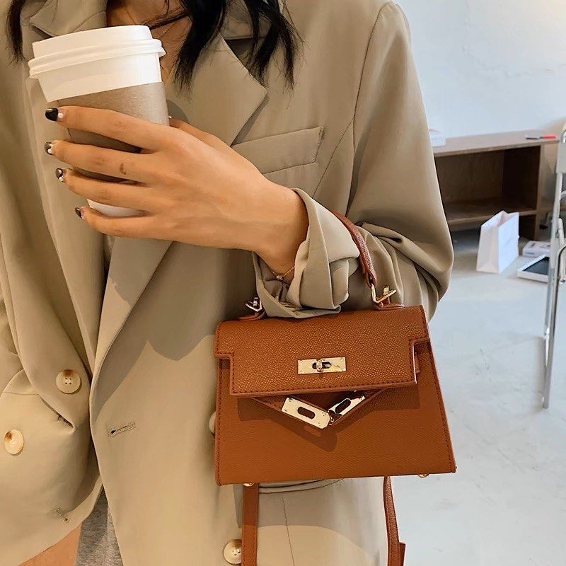 PRE ORDER 5 colours Fashion Influencer Kelly Bag mini Small Female 2022 New Style Trendy Versatile ins Handbag Shoulder Bag Messenger Bag Women s Fashion Bags Wallets Cross body Bags on Carousell