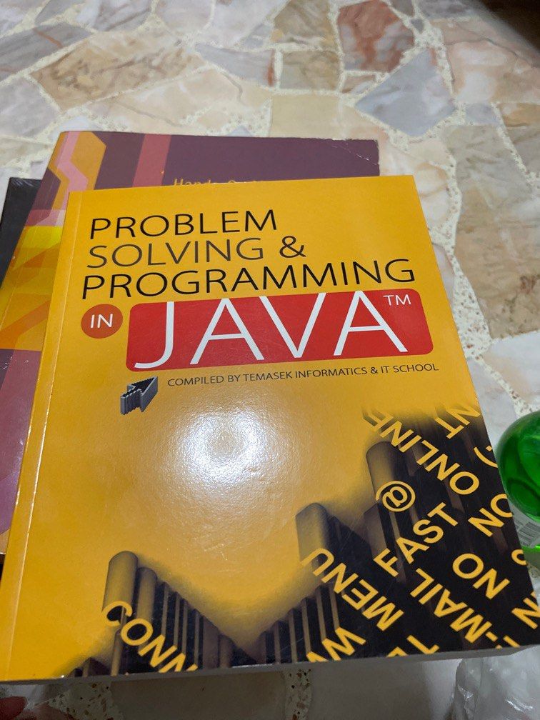 Problem solving & programming in JAVA (Category: Textbooks) located in Singapore. Submitted by yanng24 (Listing ID 1298017813, Image 1). Description: .