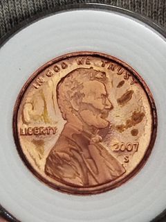 Proof 2007 s Lincoln penny