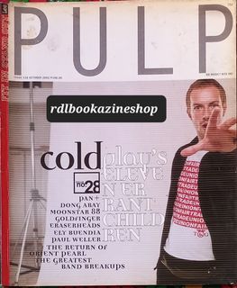 Pulp Magazine/ Coldplay/ October 2002