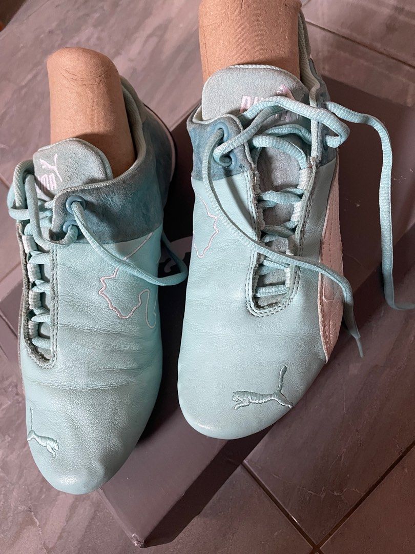 Puma side lace sneakers deals