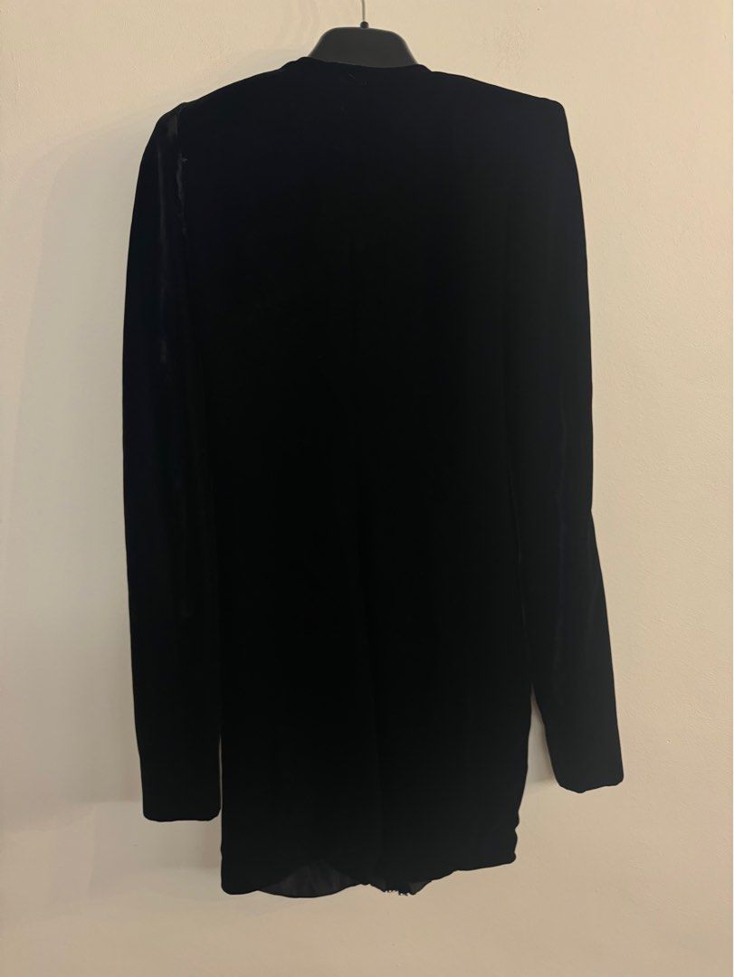 RTP $5,XXX) SAINT LAURENT EMBELLISHED VELVET DRESS, Luxury, Apparel on  Carousell