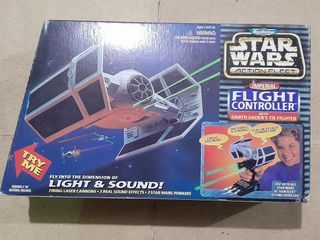 STAR WARS ACTION FLEET: Imperial Flight Controller with Darth Vader TIE Fighter MOSB Toy (SEALED)