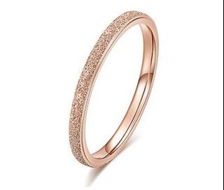 SWINILAYA 2mm Rose Gold Rings for Women Stainless Steel Unisex Brushed Wedding Bands Ring