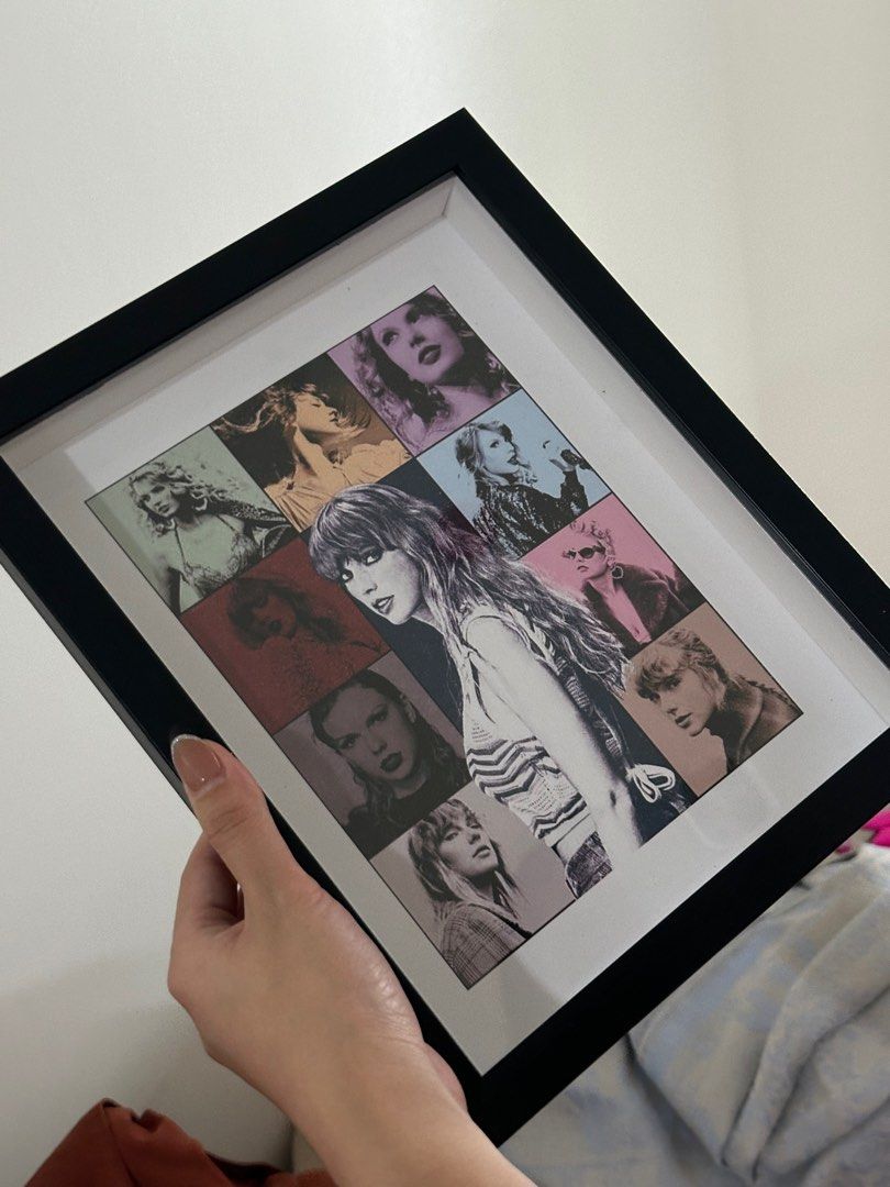 Taylor Swift Eras Tour Shadow Box (Category: Frames & Pictures) located in Quezon City. Submitted by justinebeatriceeee (Listing ID 1298066808, Image 3). Description: Frame Size: 8x8x2 Color in White & Black Cover of the frame is glass.