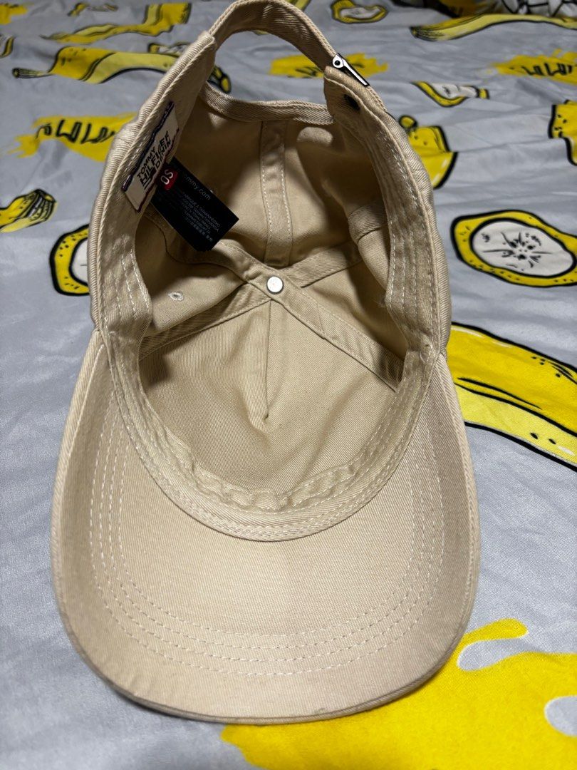 Beige cap tommy hilfiger top