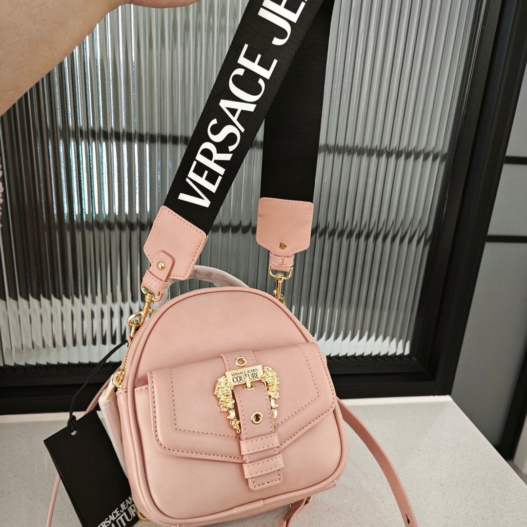 Versace jeans couture small backpack, 名牌, 手袋及銀包- Carousell