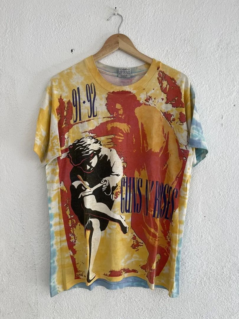GUNS N ROSES 91-92 TOUR BROCKUM XL Vintage 90s Guns N' Roses 91