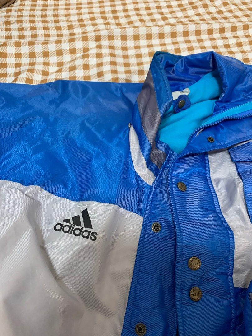 Vintage ADIDAS by GETT Jacket (Category: Coats, Jackets and Outerwear) located in Valencia. Submitted by yzerk (Listing ID 1298039003, Image 1). Description: Exciting Fishing By GETT Vintage Adidas Jacket. Pre-owned by my father, bought at US. RFS: Decluttering Will consider price offers but no lowballing please..