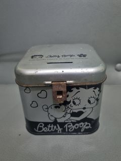 Vintage Betty Boop tin Coin bank