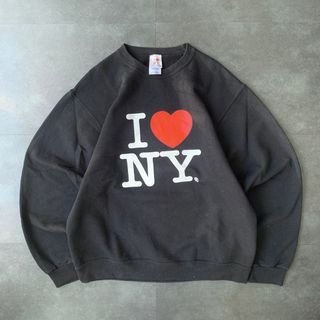 Vintage I Love NY New York Black Sweatshirt