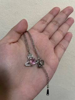 Vivienne Westwood Pink Heart Necklace Dupe