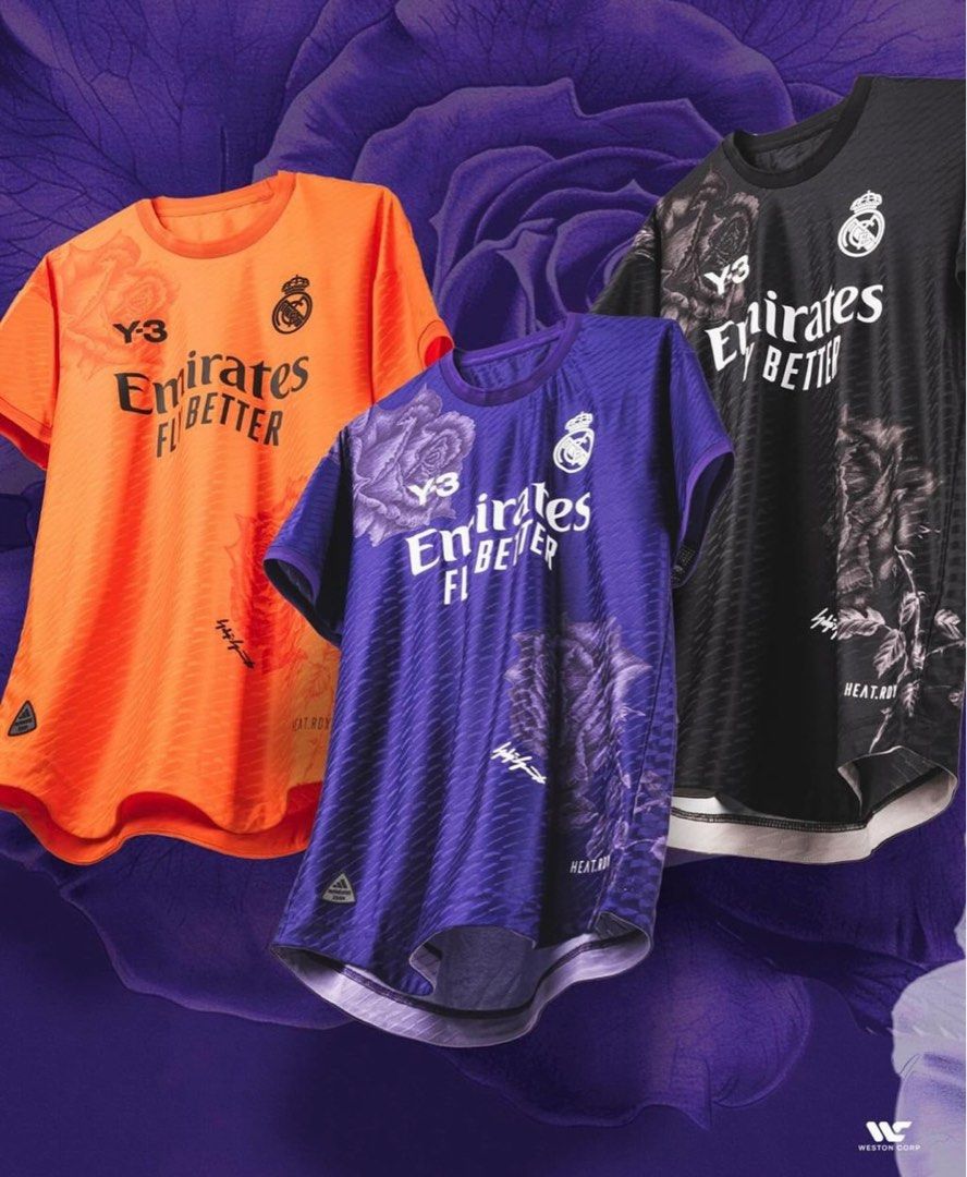 暗黑系Y-3🫶🏿｝23/24 皇家馬德里Real Madrid Away 球員版第4作客山本