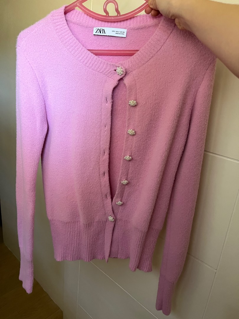 Zara bejewelled cardigan top