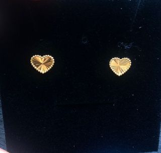 18K Heart VCA earrings