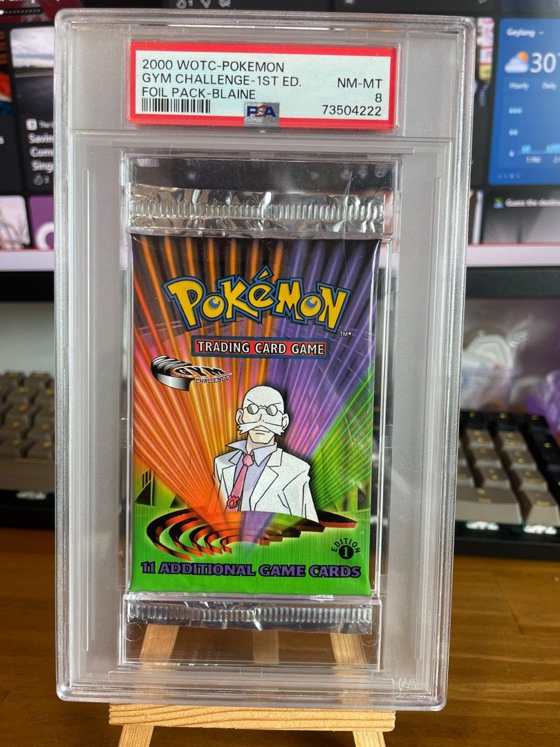 1st edition Gym challenge PSA 8, Hobbies & Toys, Toys & Games on Carousell