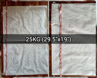 Plain White Sack (25KG) - For Giveaways ,  donations, repackaging, etc...