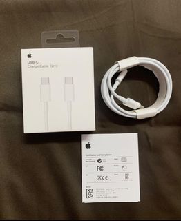 2 meter apple Macbook USB - C to USB - C  ( type c to type c ) charger cable