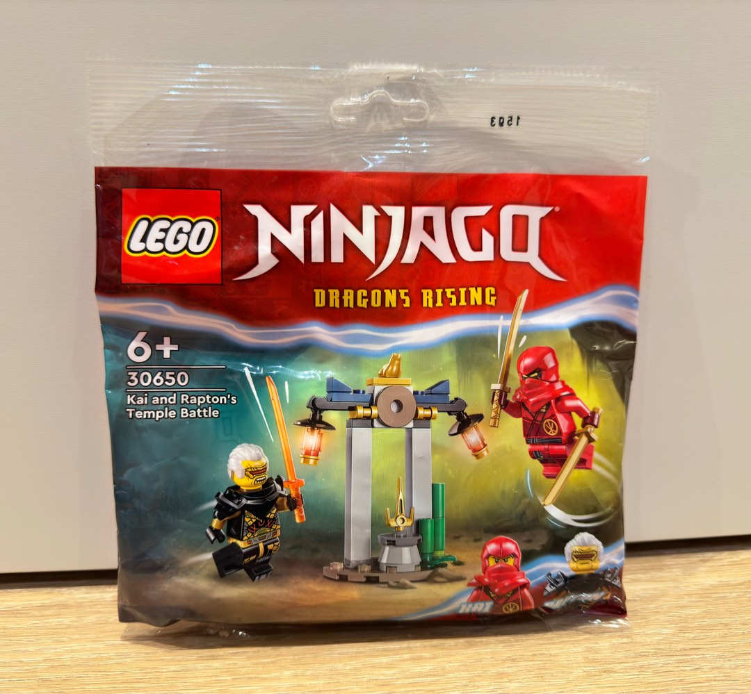 Lego Ris 30650 LEGO Ninjago Dragons Rising Kai and Rapton's Temple Battle ...