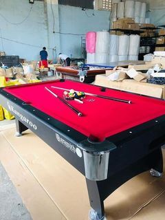 4x8FT MDF SCORPION BILLIARD TABLE with FREE ACCESSORIES