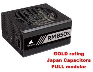 750w Full modular GOLD Japan capacitors also 850w Corsair rm 850x rm850