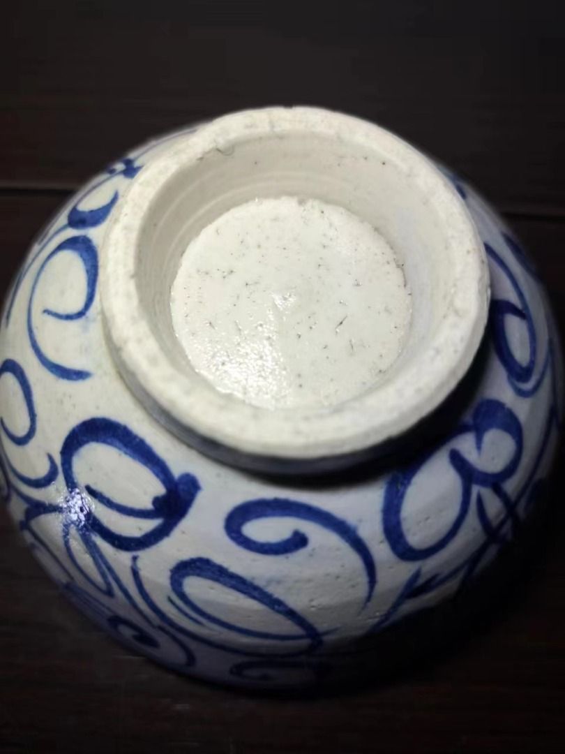 中国古磁器　清青花高碗 艺术：中国清朝1644-1912古董（五）
