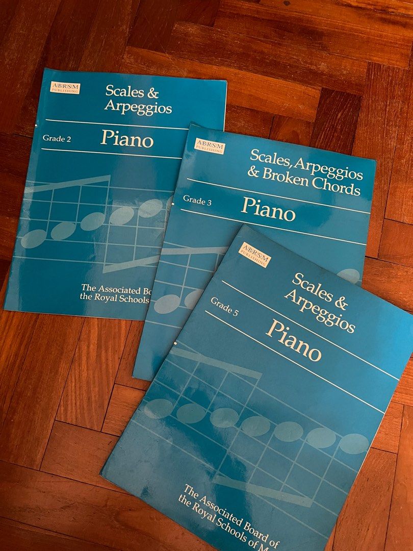 ABRSM scales & arpeggios grade 2,3,5, Hobbies & Toys, Books & Magazines