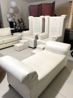 Accent chair lounge set