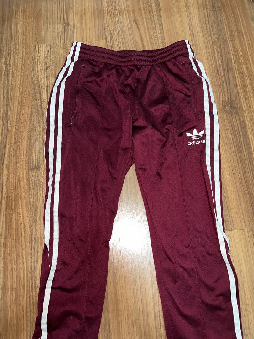Adidas trace maroon pants store