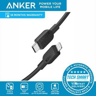 Anker 310 USB C to Lightning Cable,  USB-C to Lightning Cable (3ft), MFi Certified, Fast Charging Cable for iPhone
