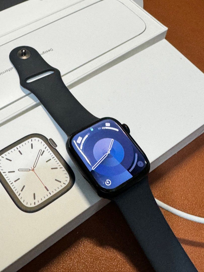 Apple Watch Series 7 45mm CELLULAR (Category: Wearables & Smart Watches) located in Taguig. Submitted by itscharlieboy (Listing ID 1298267437, Image 1). Description: Apple Watch Series 7 45mm with cellular Midnight color Cellular is unlocked free to use in any network Has TPU screen protector Battery health is 93% Box Manuals Strap Charging cable Rfs - has apple watch ultra.