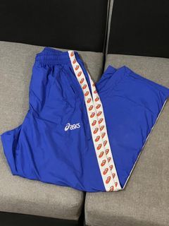 Size 30-34” ASICS Blue Track Pants